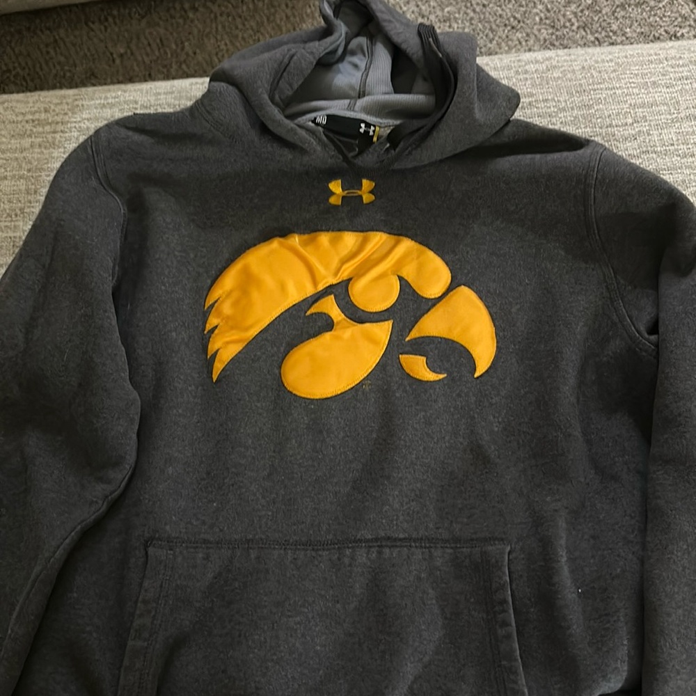 Under Armour Iowa Hawkeyes hoodie.